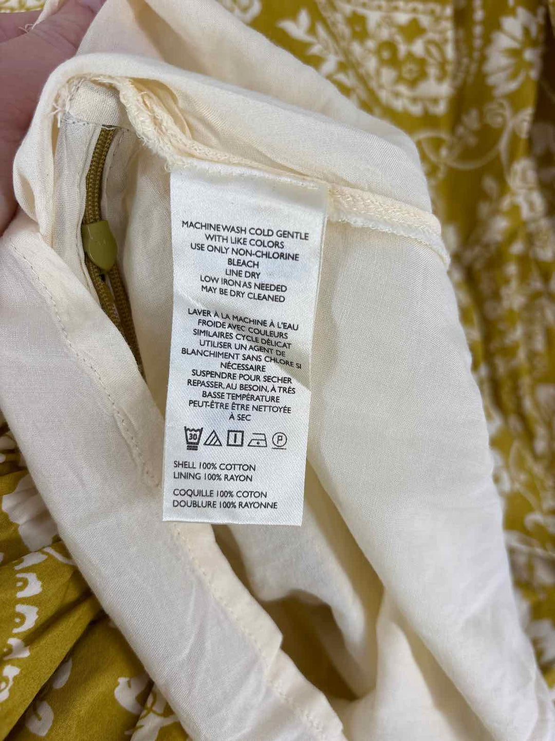 Size M MAEVE Mustard Dress