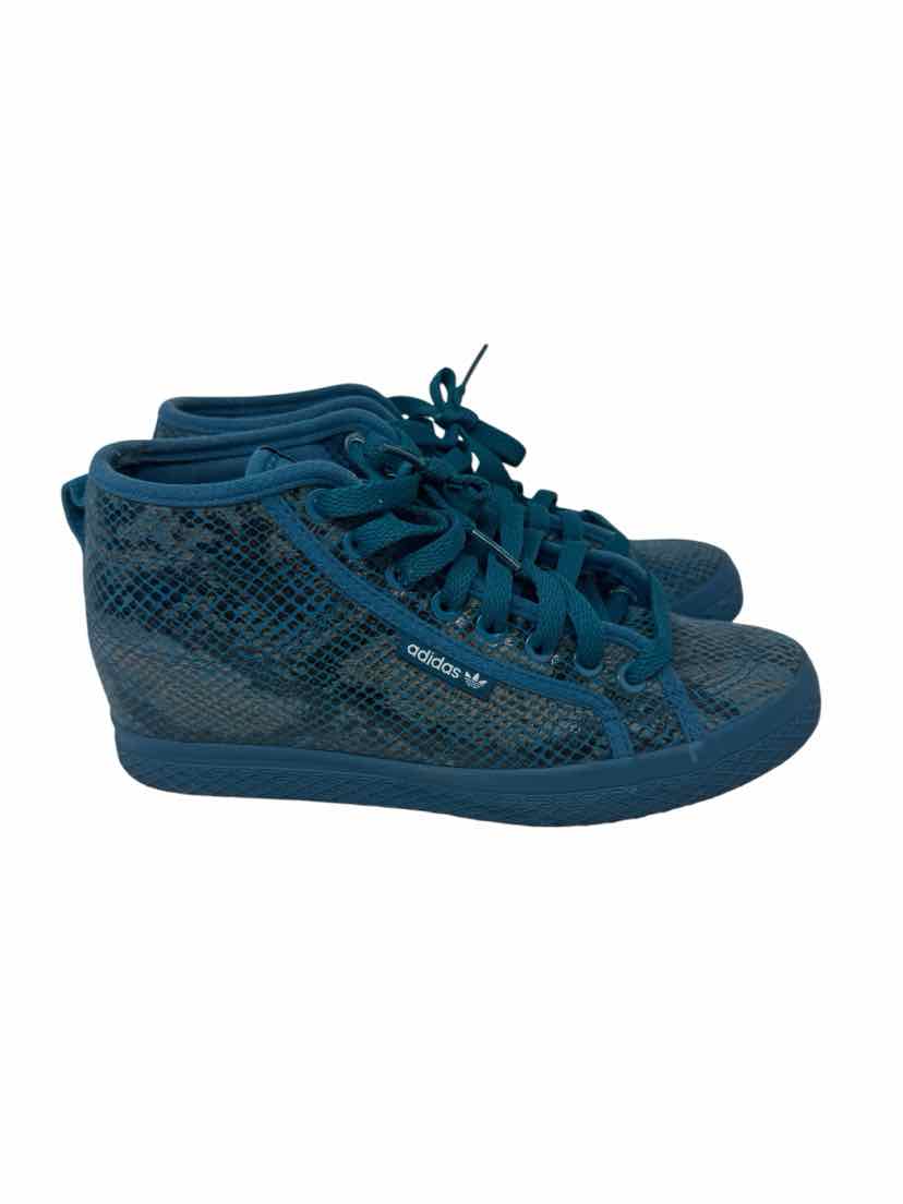 Shoe Size 7 Adidas Blue Sneakers