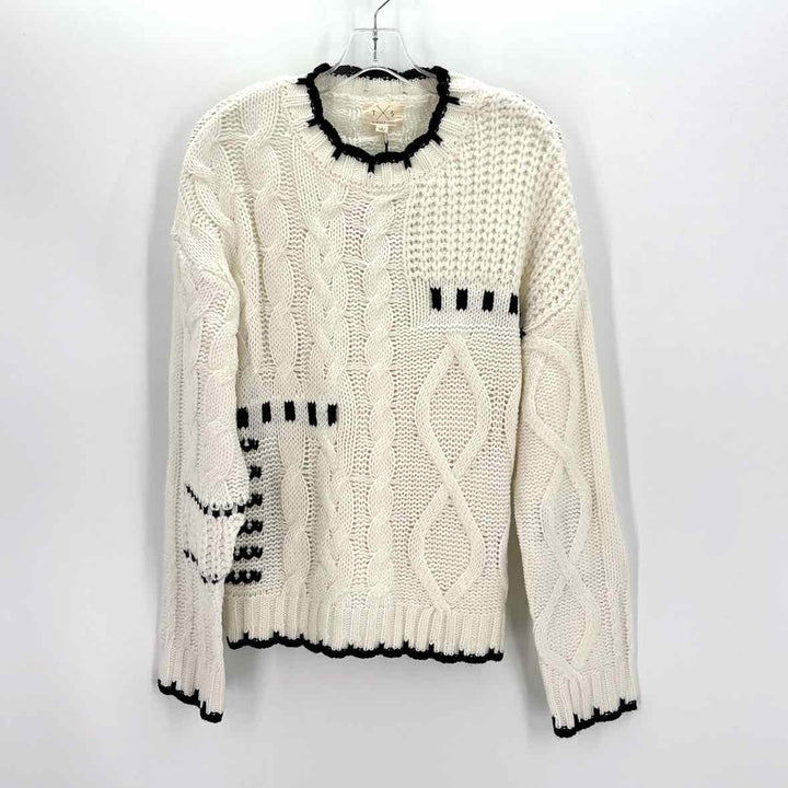 Size S White Knit Sweater