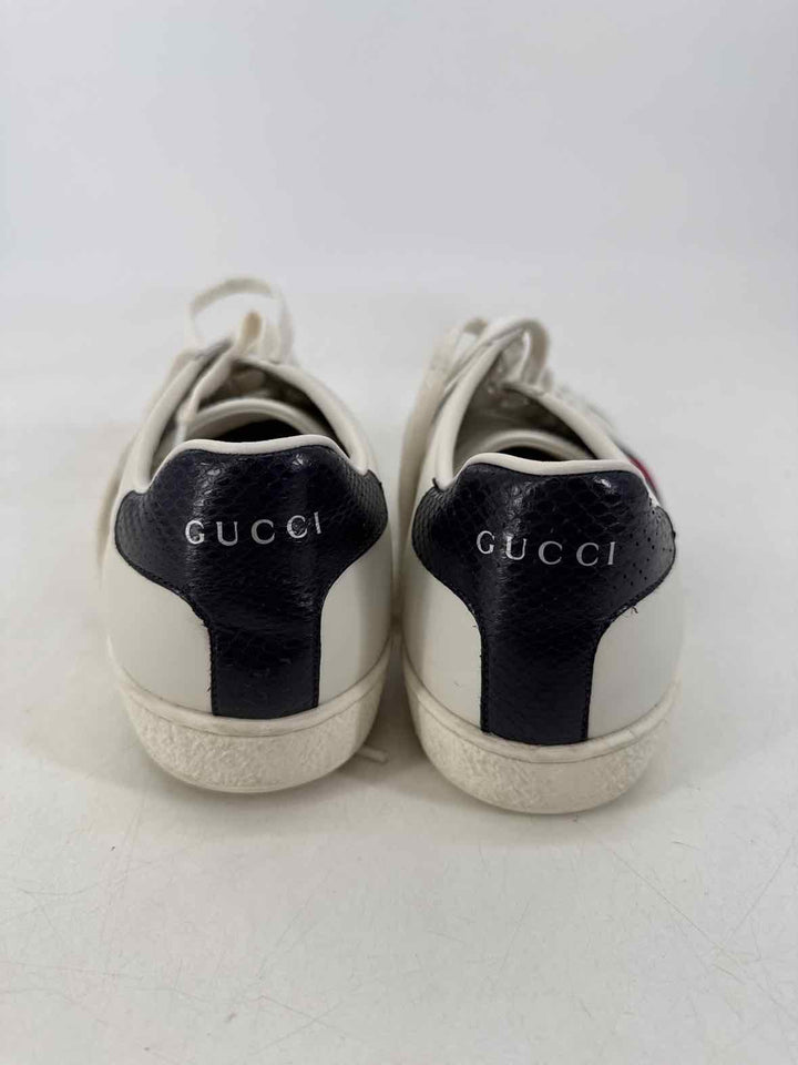 Shoe Size 39 Gucci White Leather Luxury - Sneakers