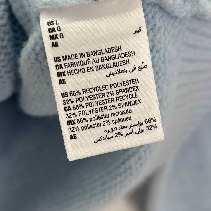 Size L ON 34TH Light Blue Knit Sweater