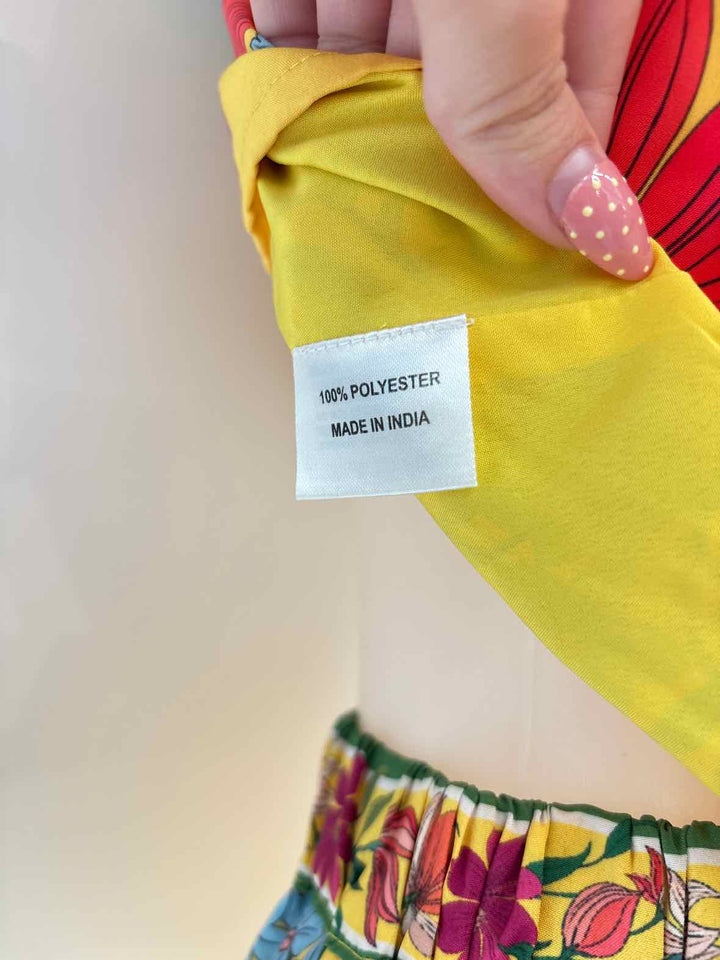 Size S Yellow 2 PC Dress