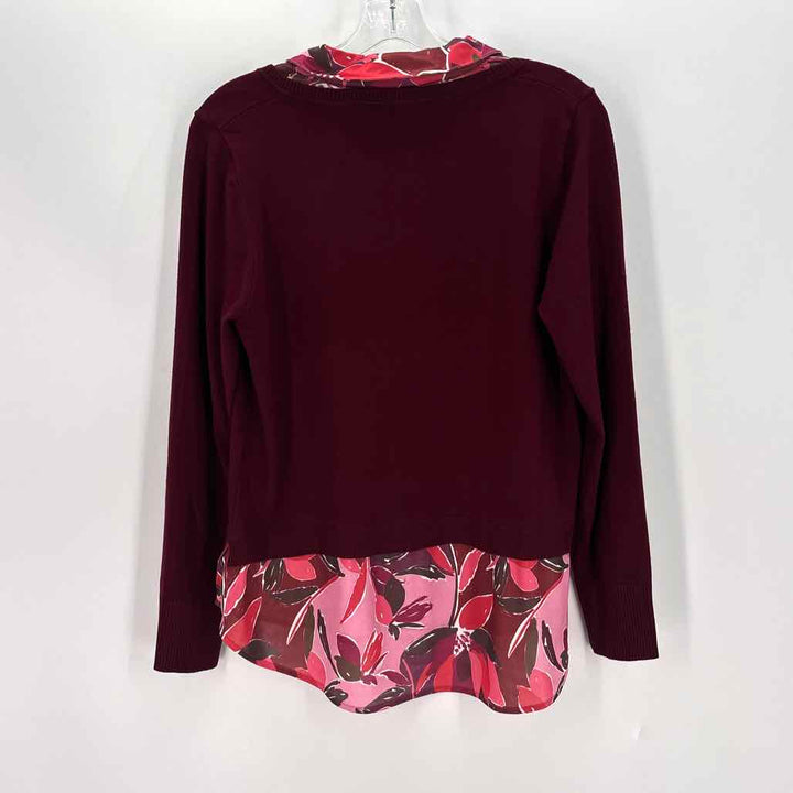 Size L Burgundy Sweater