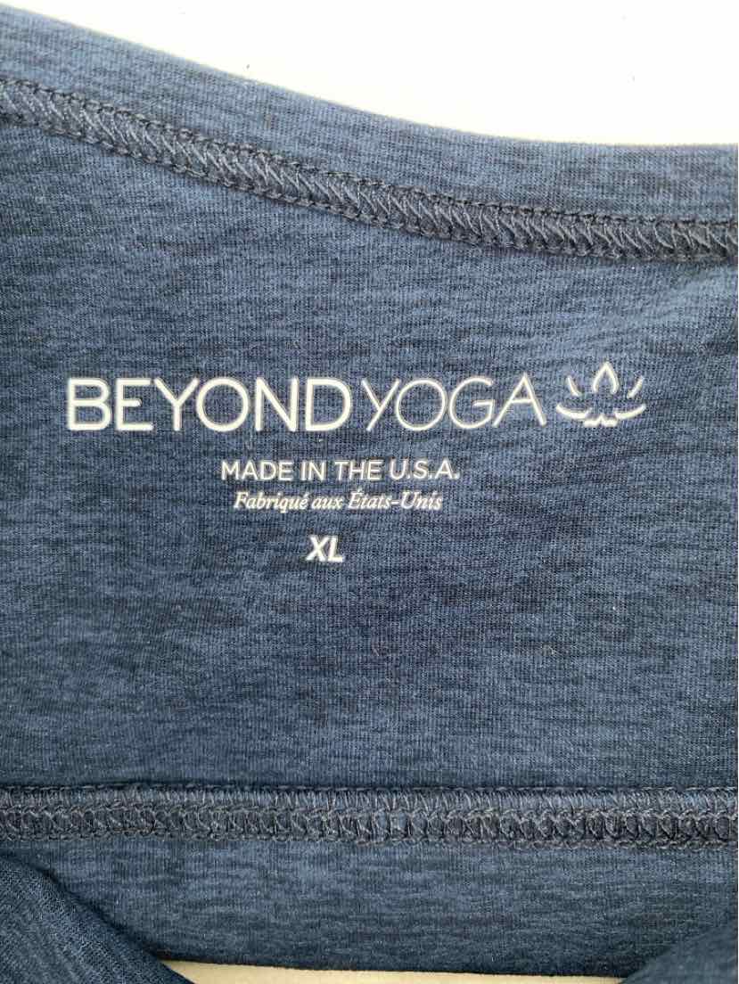 Size XL BEYOND YOGA Navy Bra