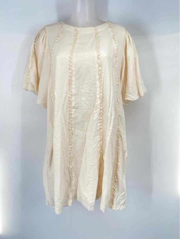 Size L Umgee Cream Dress