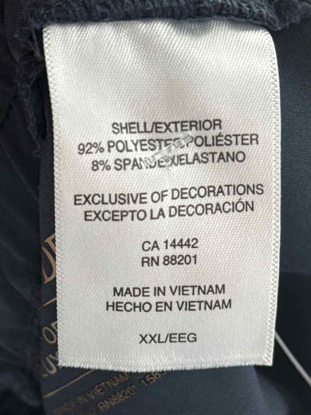 Size XXL Navy Shorts