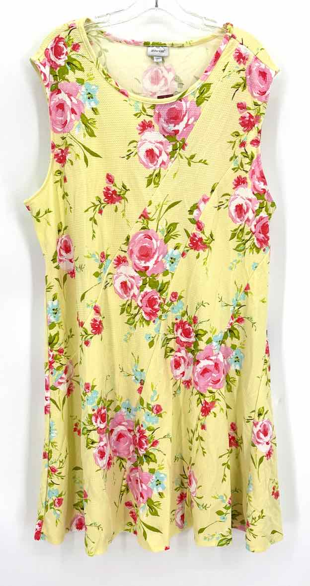 Size 22/24 AVENUE Yellow Dress