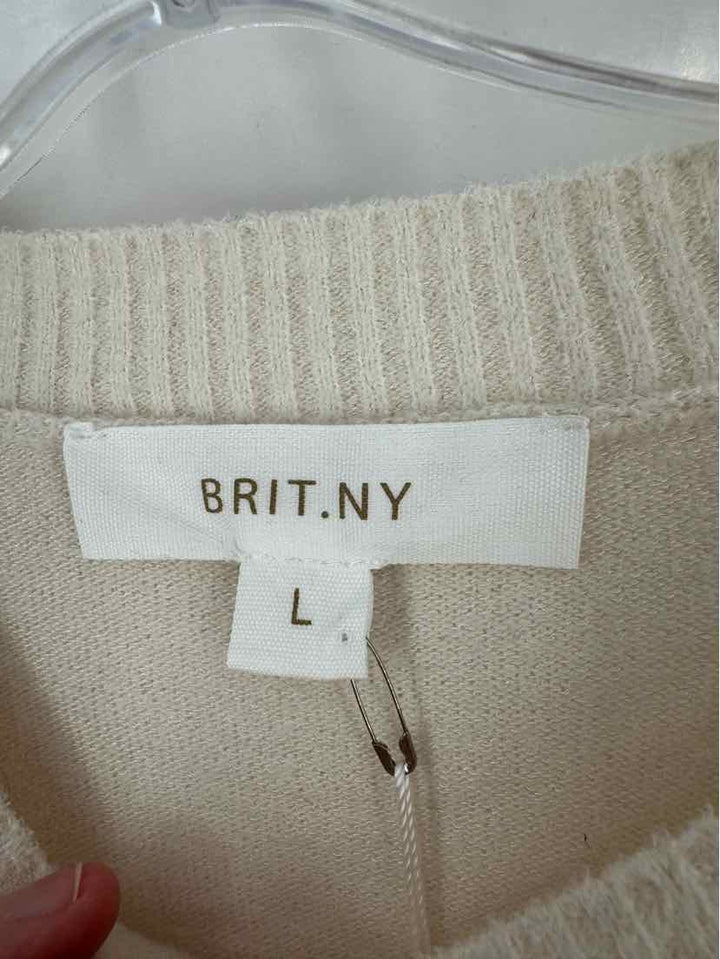 Size L Cream Sweater