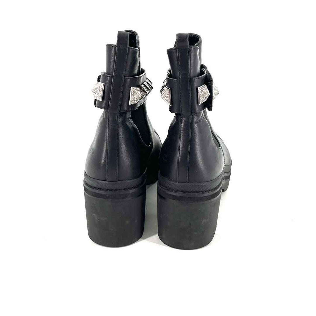 Shoe Size 7 Michael Kors Black Leather Boots