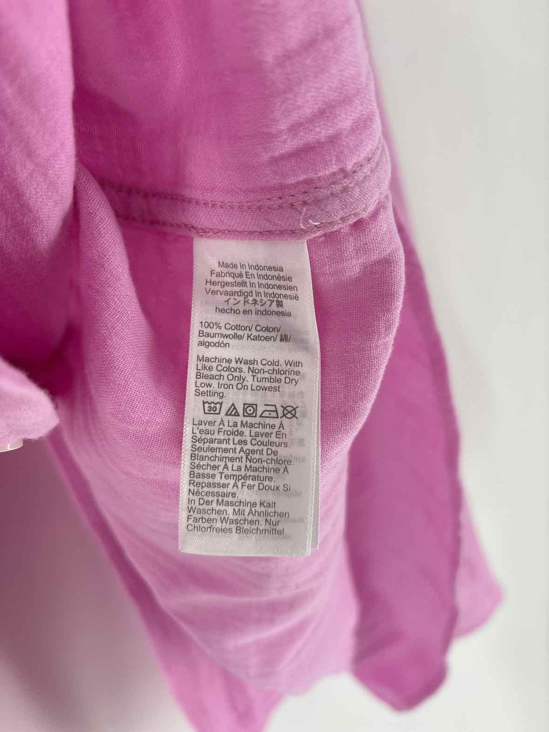 Size XL J Crew Pink Shirt