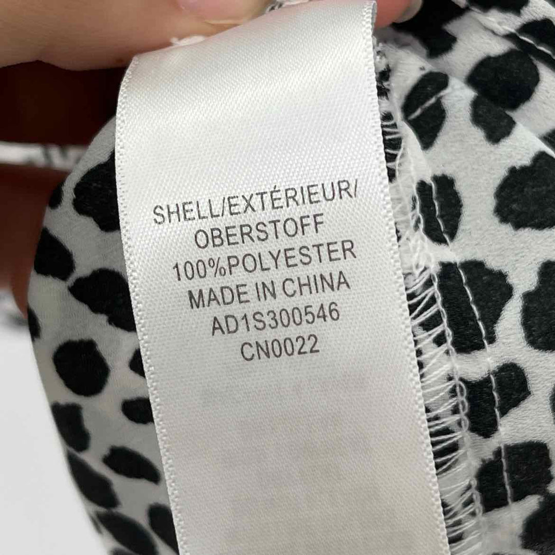 Size XL Adrianna Papell Black/White Shirt
