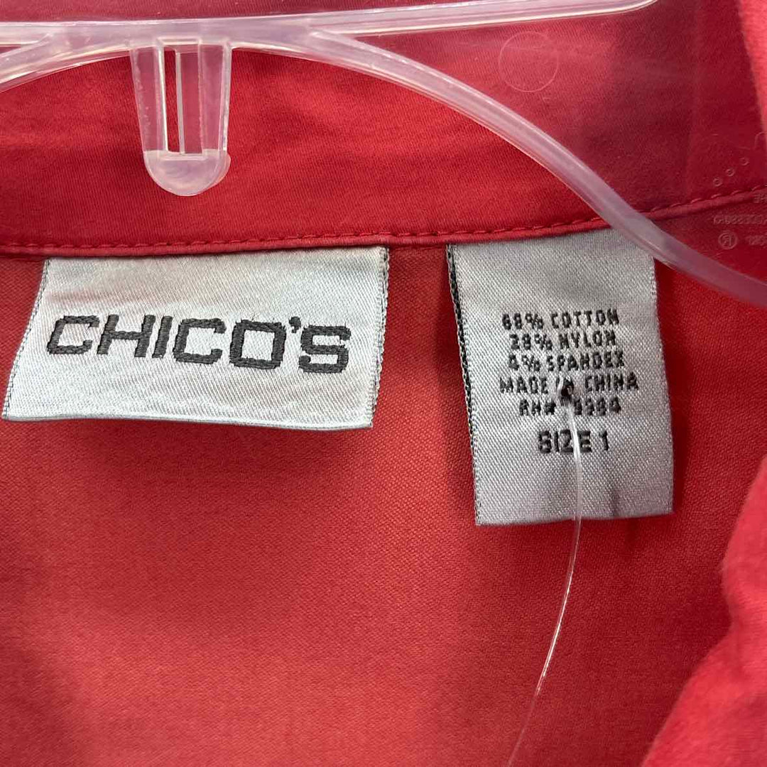 Size M Chico's Orange Jacket