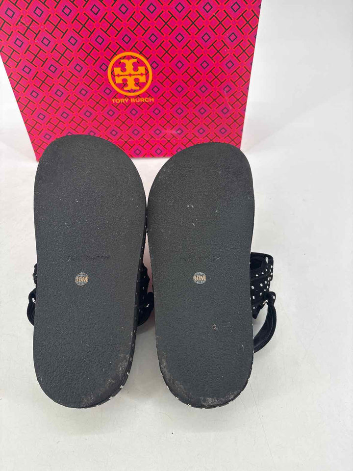Shoe Size 10 Tory Burch Black Sandals