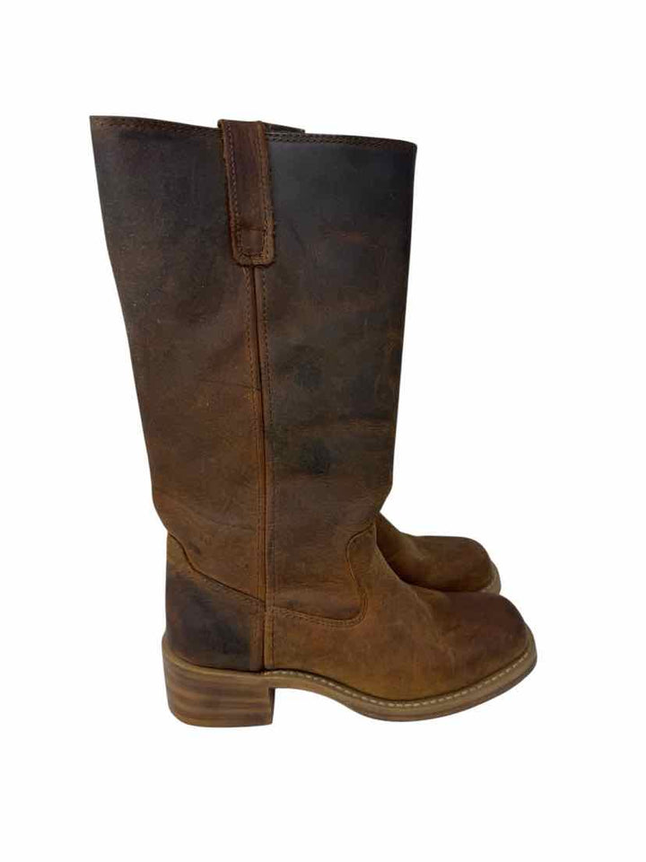 Shoe Size 6.5 Brown Leather Boots