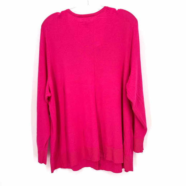 Size 2X Croft & Barrow Fuschia Sweater