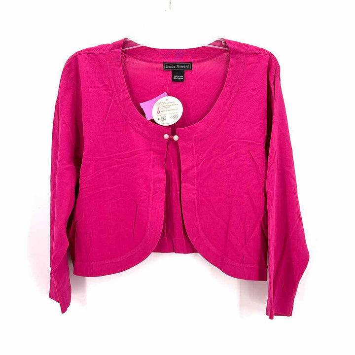 Size 20 JESSICA HOWARD Hot Pink Knit Cardigan