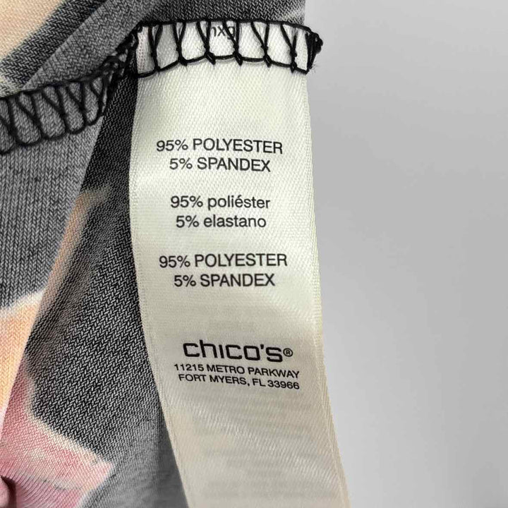 Size XL Chico's Black Print Dress