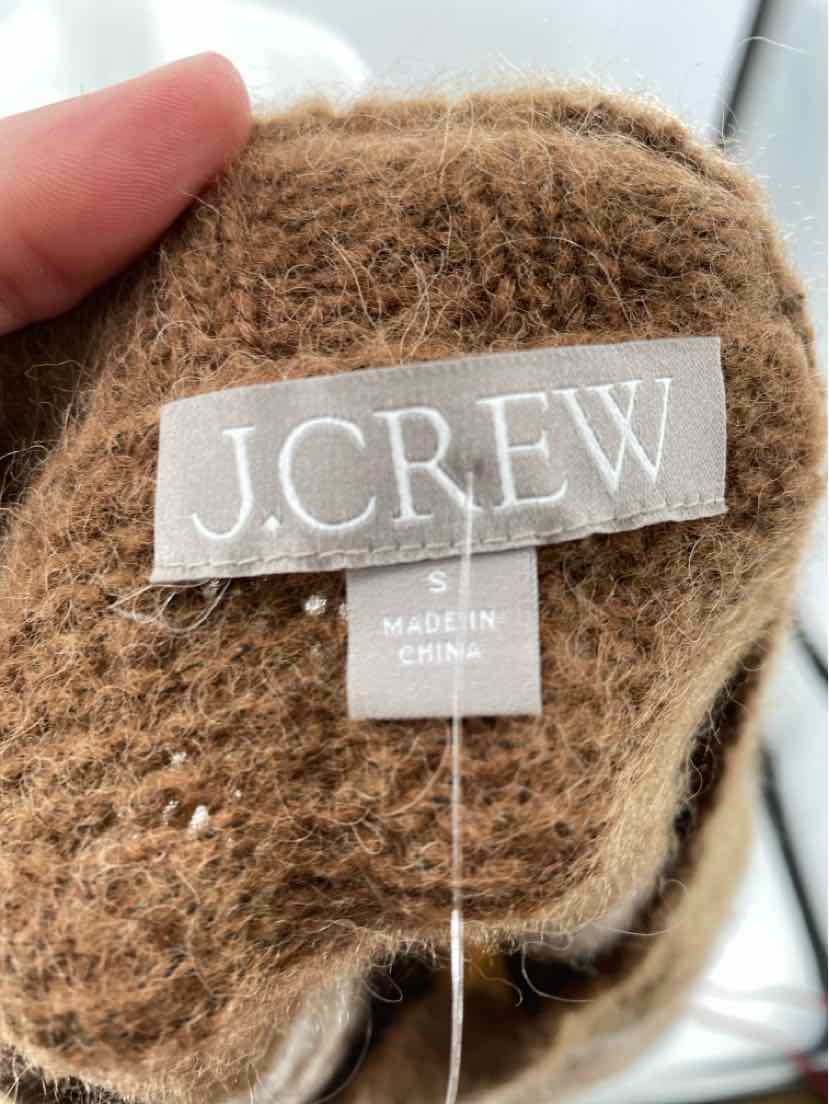 Size S J Crew Tan Knit Sweater