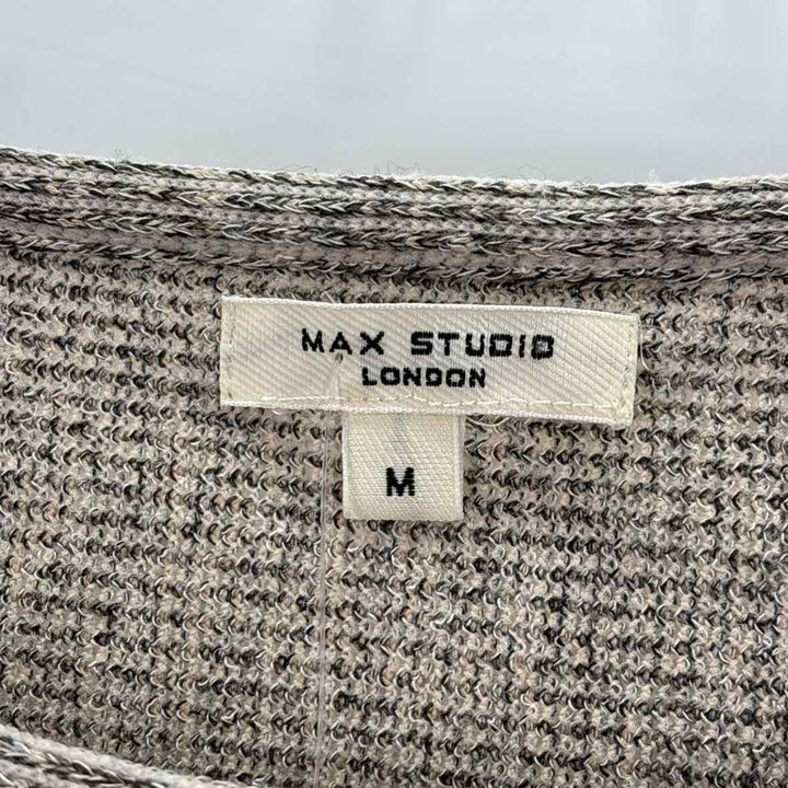 Size M MAX STUDIO Taupe Knit Shirt