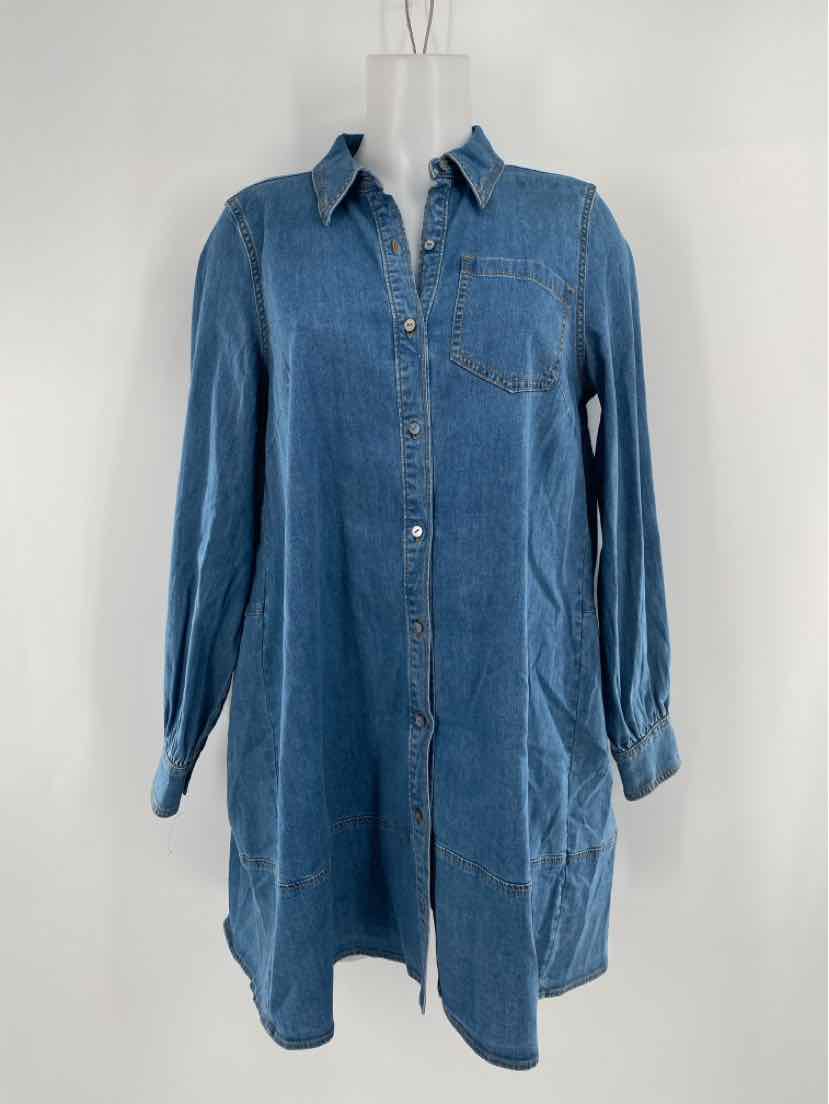 Size 8 CINQ DE SEPT Denim Dress