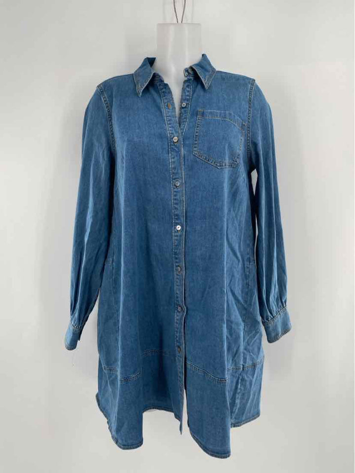 Size 8 CINQ DE SEPT Denim Dress