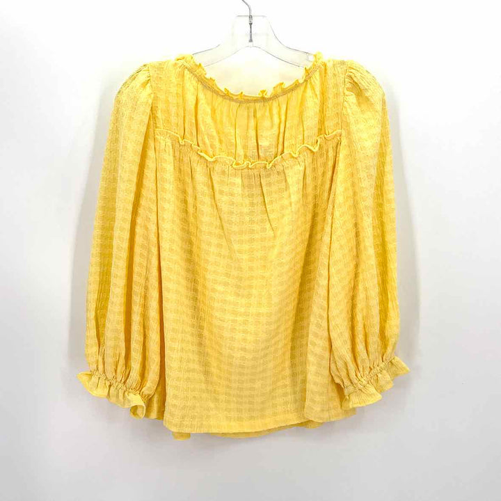 Size M MAX STUDIO Yellow Shirt