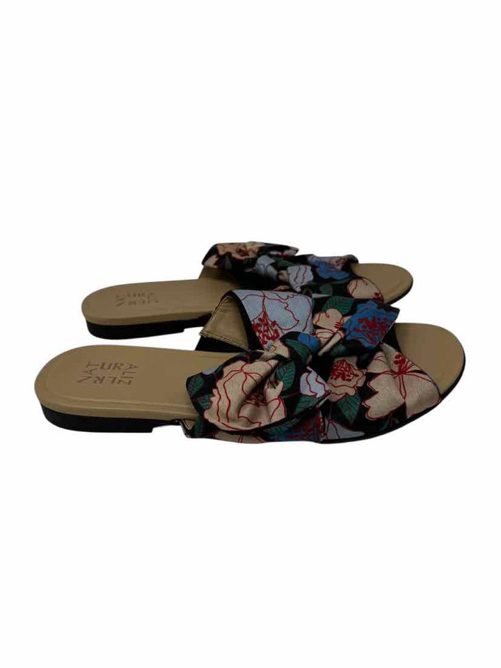 Shoe Size 9.5 Naturalizer Navy Sateen Sandals