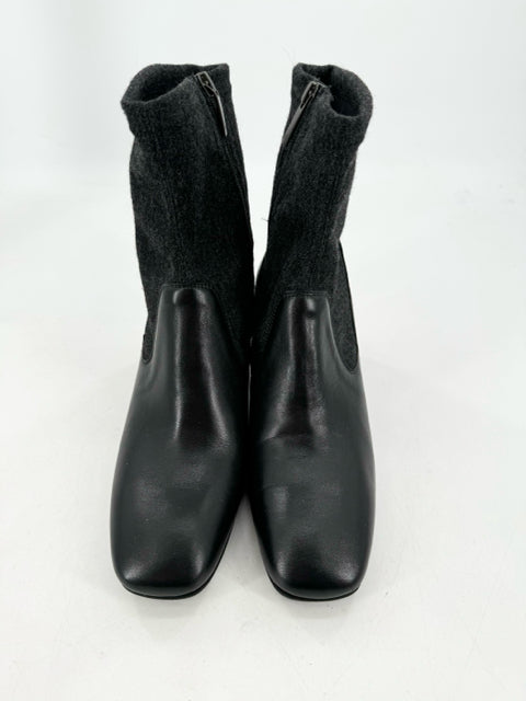 Shoe Size 9 Aqatalia Black Leather Boots