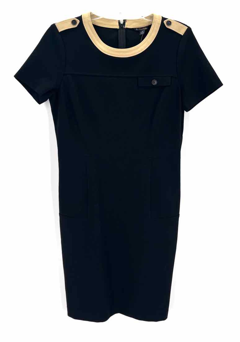 Size 6 Brooks Brothers Black Knit Dress