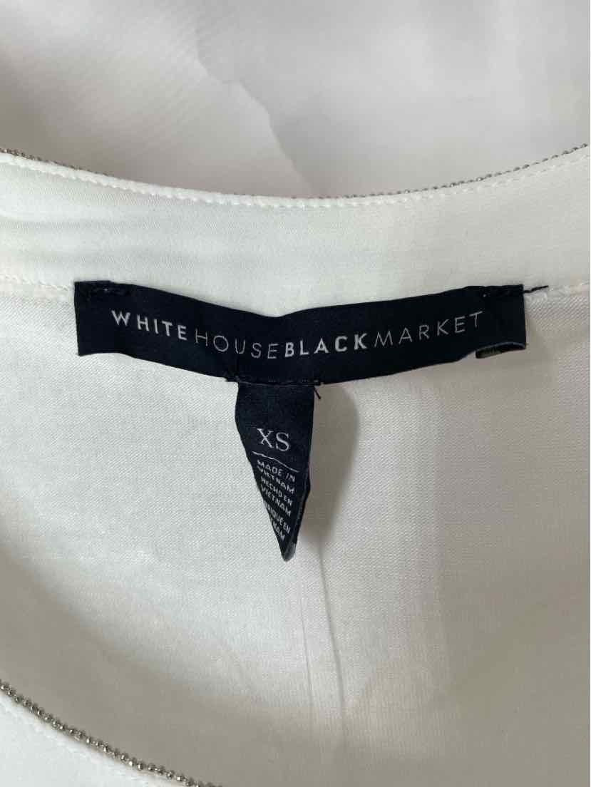 Size XS White House Black Market Cream Shirt