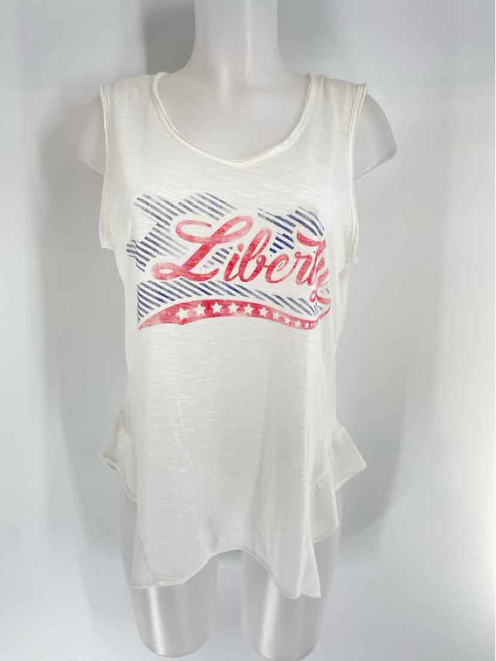 Size M Jessica Simpson White Shirt