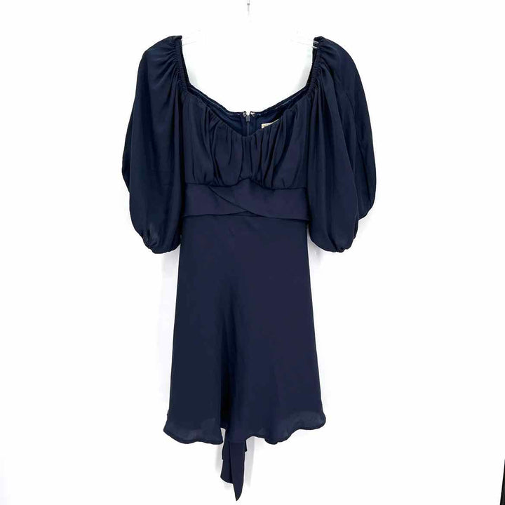 Size M ALTAR'D STATE Navy Sateen Dress
