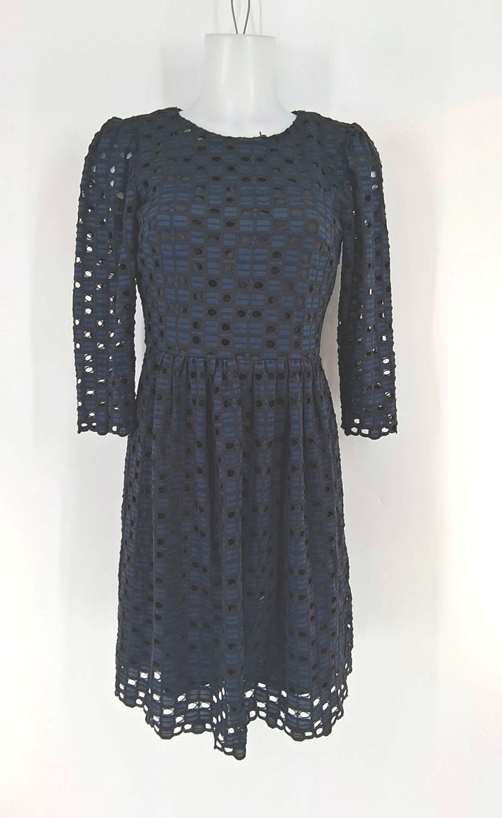 Size 2 Ann Taylor Navy Lace Dress