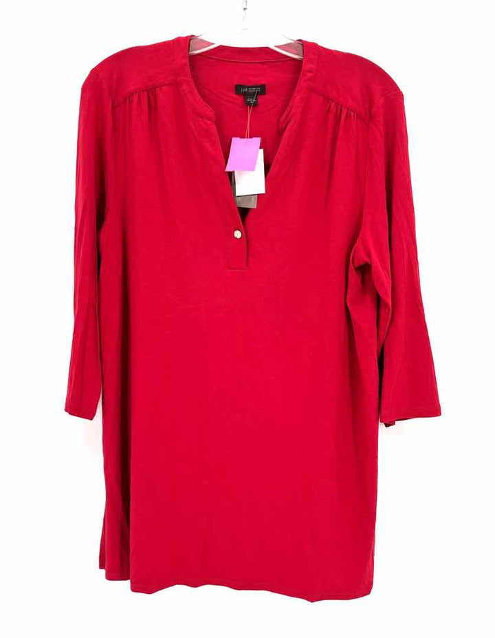 Size M J JILL Red Shirt