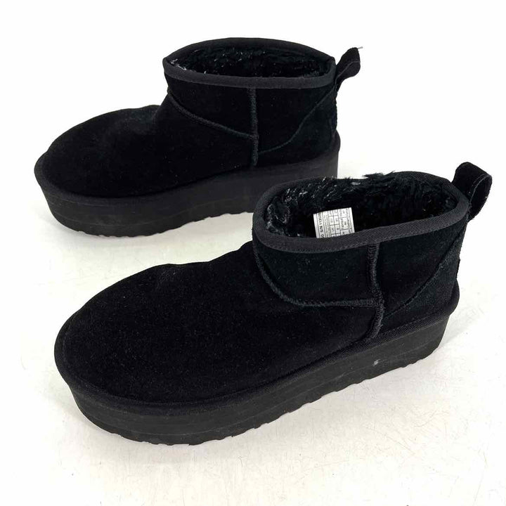 Shoe Size 10 Ugg Black Leather Boots