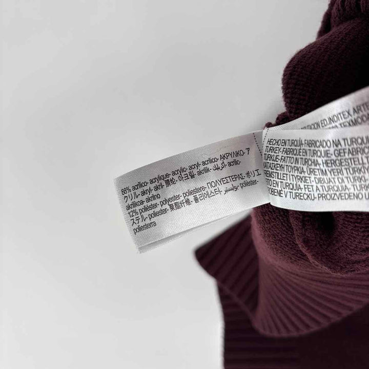 Size M ZARA Burgundy Sweater