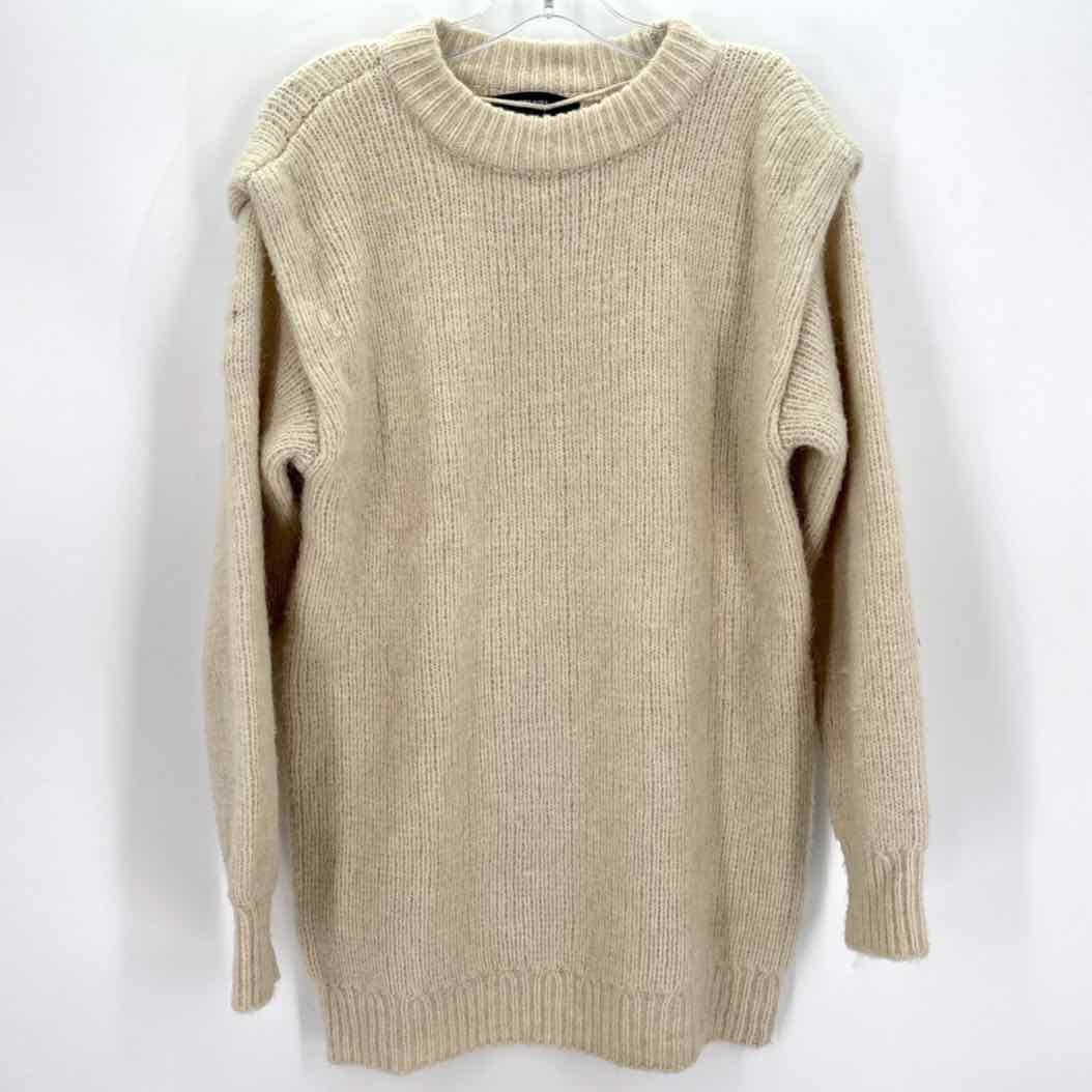 Size M VERO MODA Ivory Knit Sweater