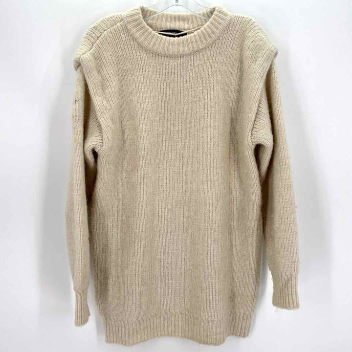 Size M VERO MODA Ivory Knit Sweater