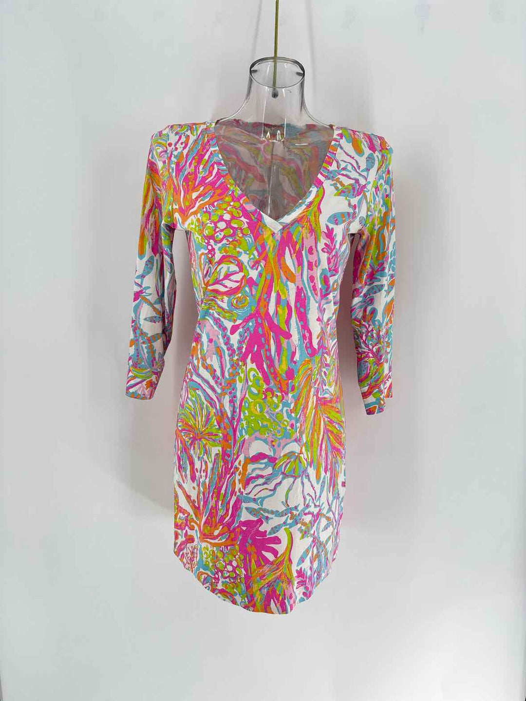 Size M Lilly Pulitzer Multi-Color Cotton Dress