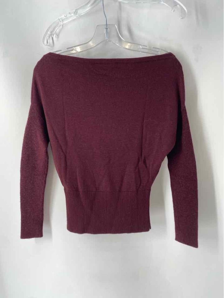 Size XS Ramy Brook Burgundy Sweater