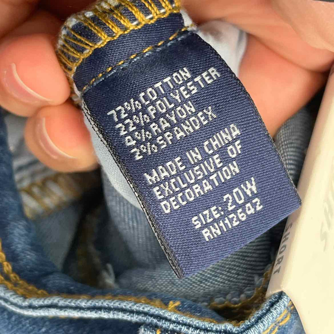 Size 20 Blue Denim Shorts
