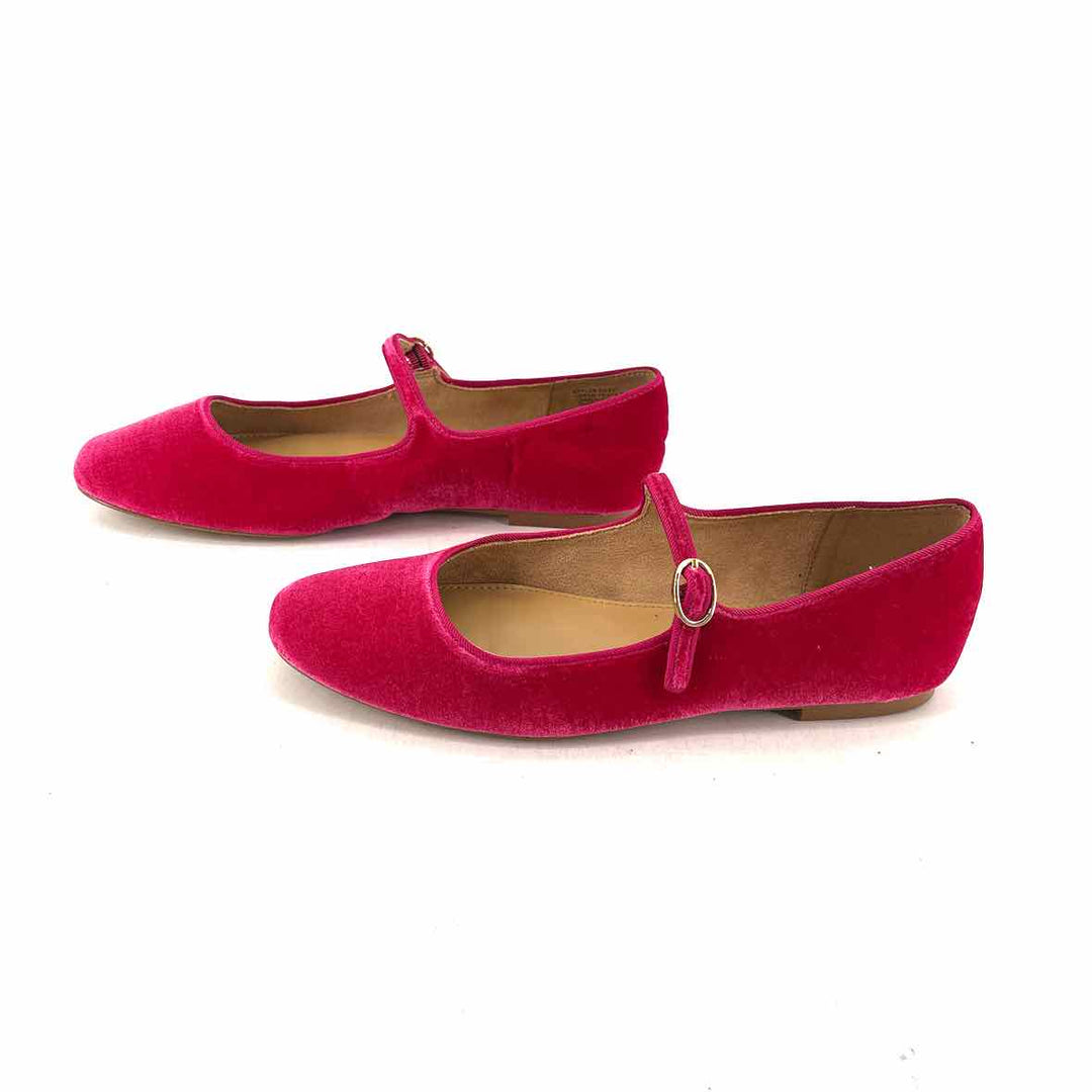 Shoe Size 8.5 J Crew Fuschia Velvet Loafers