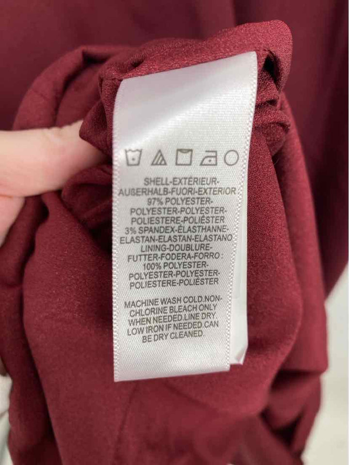 Size XXL DRESS THE POPULATION Burgundy Dress