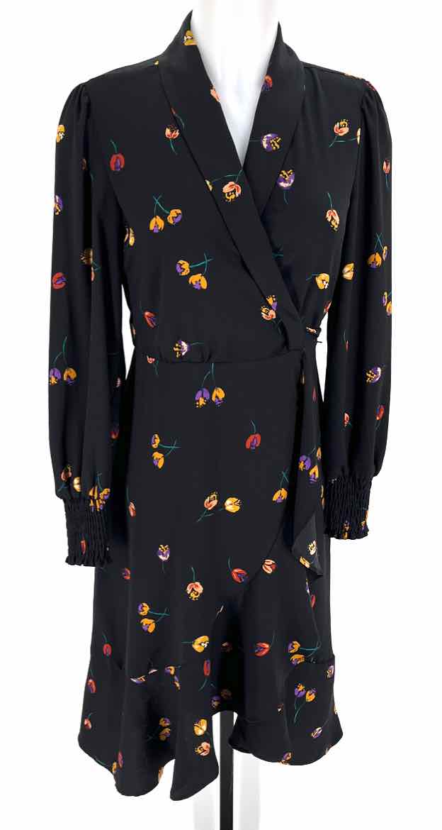 Size XS CABI Black Print Dress