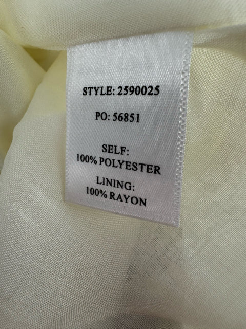 Size XS CURRENT AIR Beige Sateen Dress