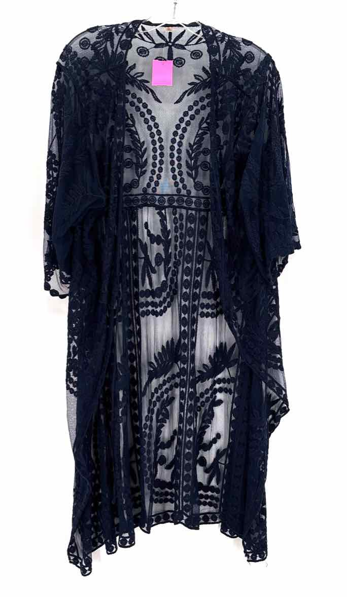 Size XXL Navy Lace Shirt