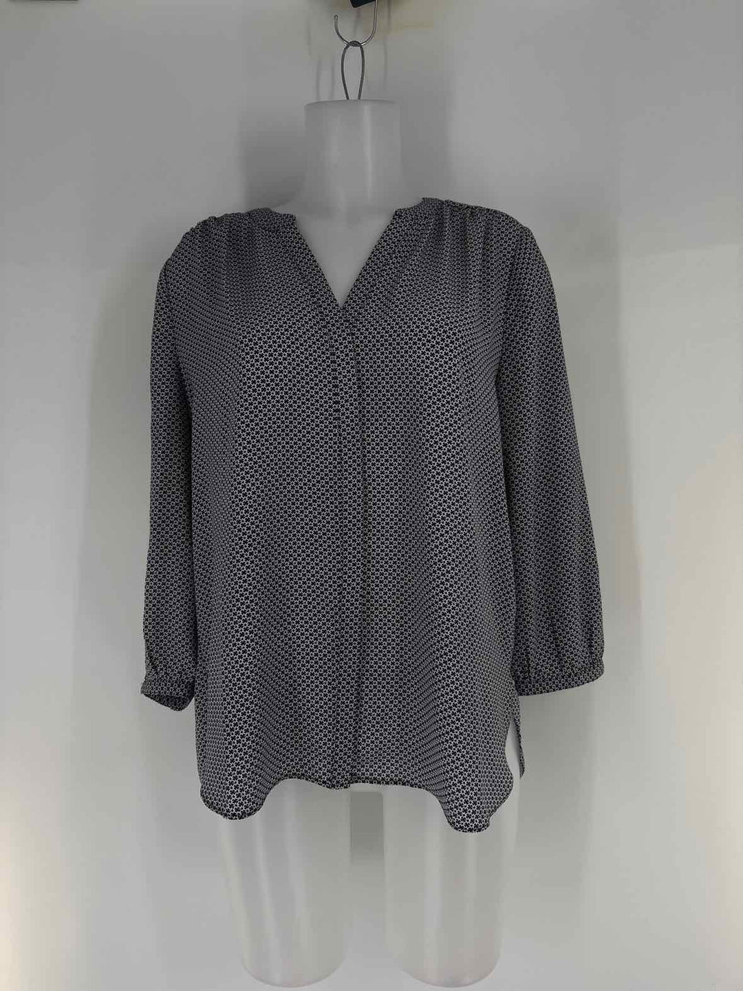 Size S NYDJ Navy Print Shirt