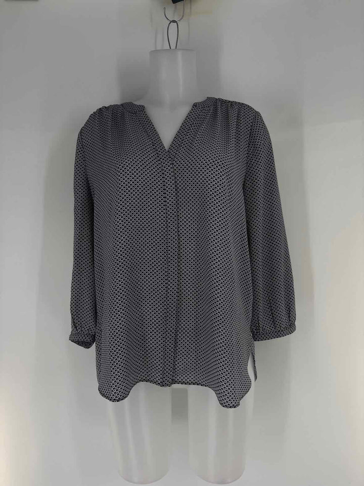 Size S NYDJ Navy Print Shirt