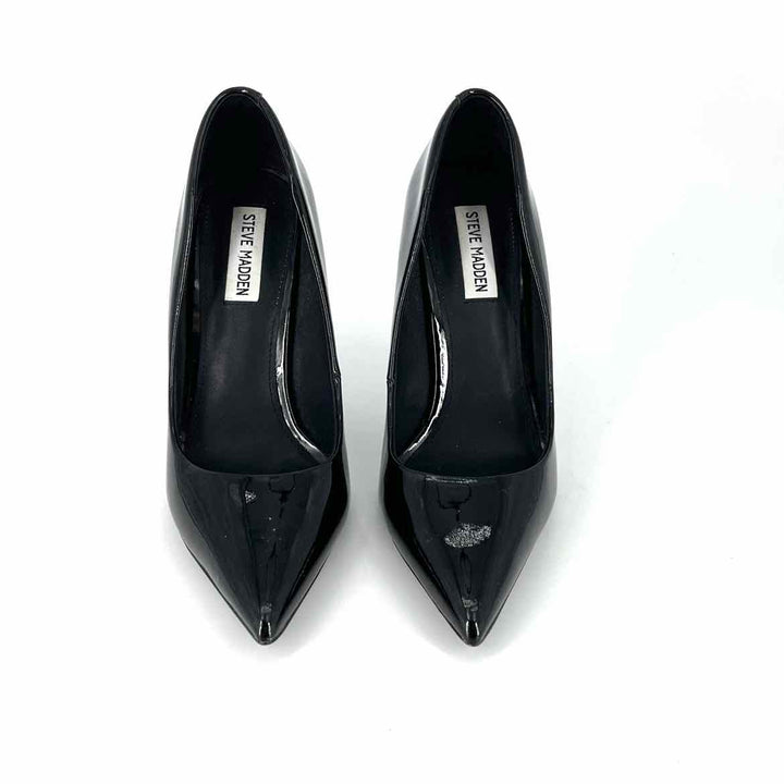 Shoe Size 8.5 Steve Madden Black PATENT Pumps