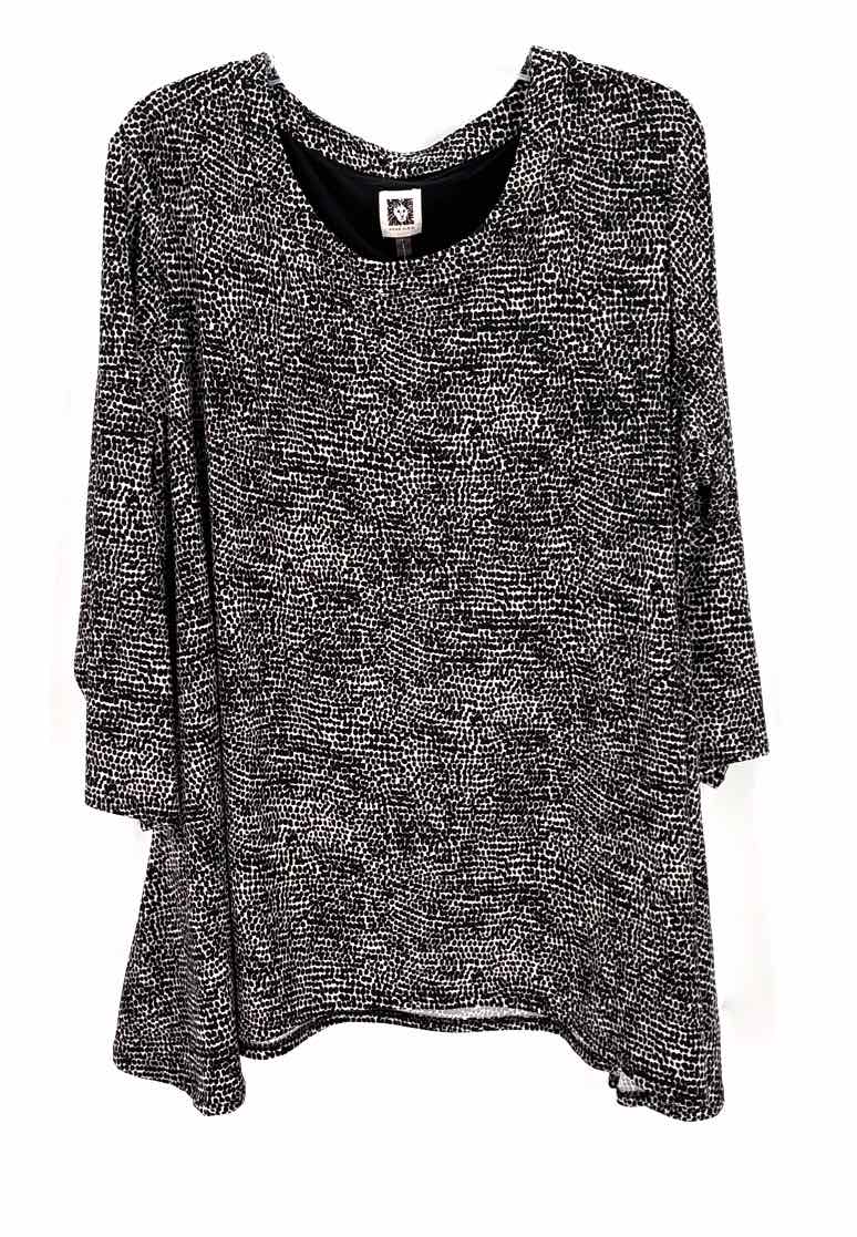 Size 3X Anne Klein Black Shirt